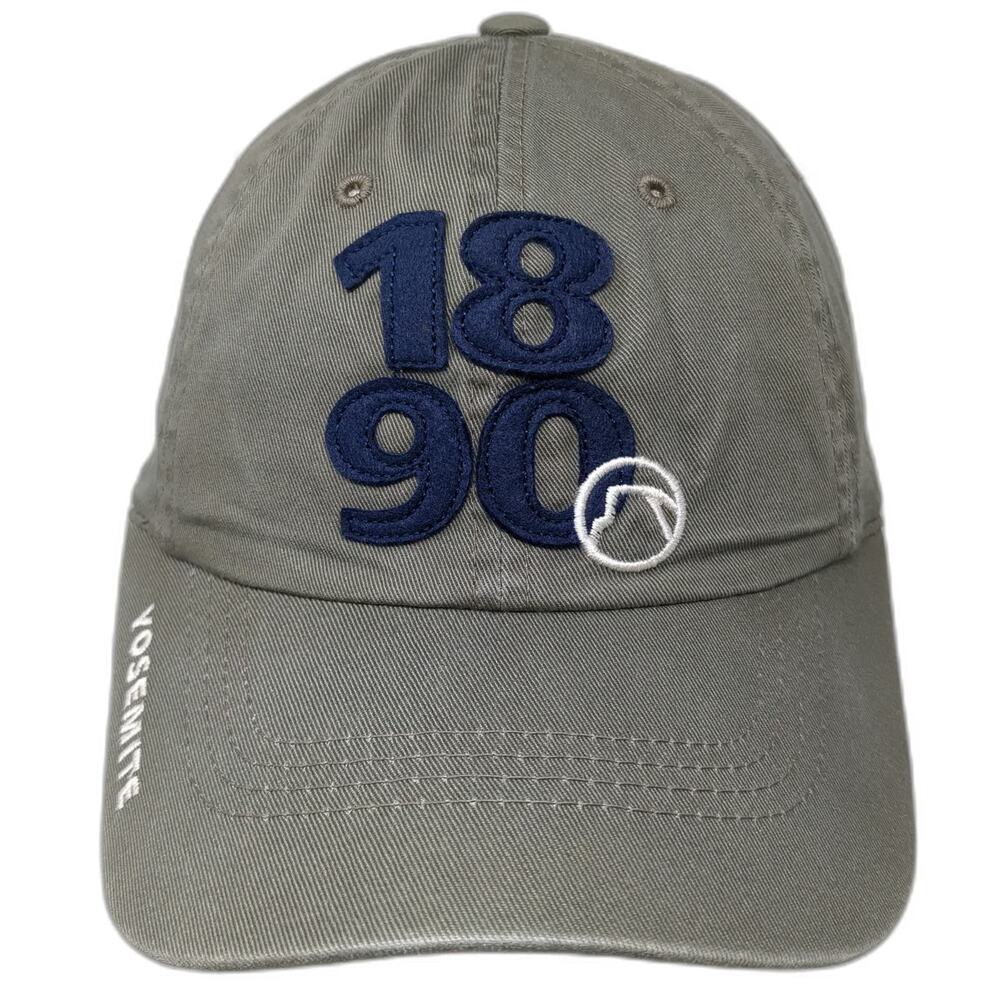 American Needle Baseball Cap Green One Size Yosemite 1890 Cotton Slideback Hat
